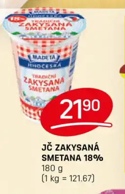 Flop MADETA Jč zakysaná smetana 18% nabídka