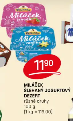 Flop Miláček šlehaný jogurtový dezert nabídka