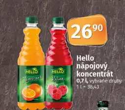 COOP TIP HELLO nápojový koncentrát nabídka