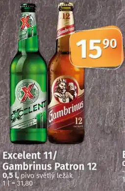 COOP TIP Excelent 11/ Gambrinus Patron 12 nabídka
