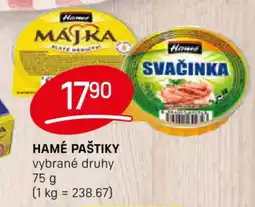 Flop Hamé paštiky vybrané druhy nabídka