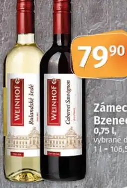 COOP TIP Zámecké vinařství Bzenec víno nabídka