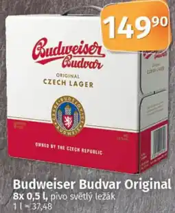 COOP TIP Budweiser Budvar Original nabídka