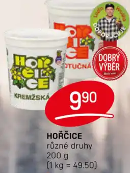 Flop HOŘČICE různé druhy nabídka