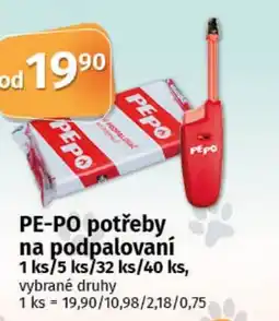COOP TIP PE-PO potřeby na podpalovaní nabídka