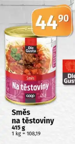COOP TIP Směs na těstoviny nabídka