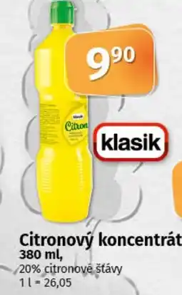COOP TIP Citronový koncentrát nabídka