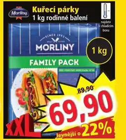 Norma MORLINY Kuřecí párky nabídka