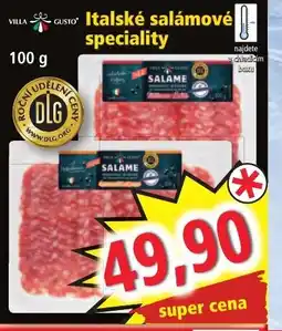 Norma Italské salámové speciality nabídka
