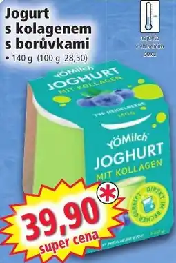 Norma Jogurt s kolagenem s borůvkami nabídka