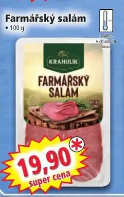 Norma KRAHULIK Farmářský salám nabídka