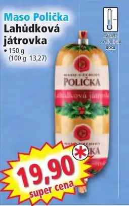 Norma Maso Polička Lahůdková játrovka nabídka