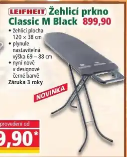 Norma LEIFHEIT Žehlicí prkno Classic M Black nabídka