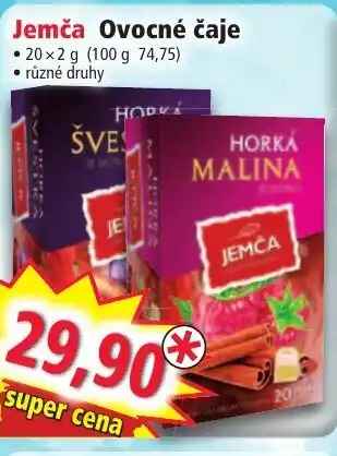 Norma Jemča Ovocné čaje nabídka
