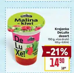 Billa Krajanka DeLuXe dezert nabídka