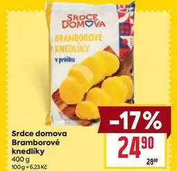 Billa Srdce domova Bramborové knedlíky nabídka