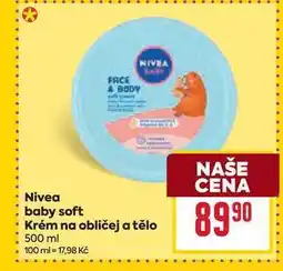 Billa Nivea baby soft Krém na obličej a tělo nabídka