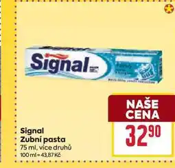 Billa Signal Zubní pasta nabídka