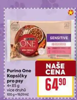 Billa Purina One Kapsičky pro psy 4× nabídka