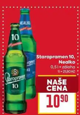 Billa Staropramen Nealko nabídka