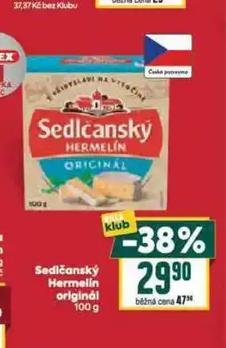 Billa Sedlčanský hermelín originál nabídka