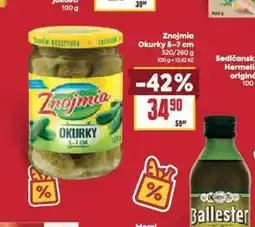 Billa Znojmia okurky 5-7 cm nabídka