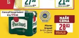 Billa Pivo pilsner urquell nabídka