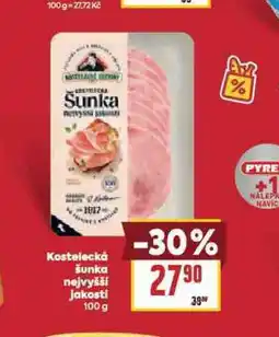 Billa Kostelecká šunka nejvyšší jakosti nabídka