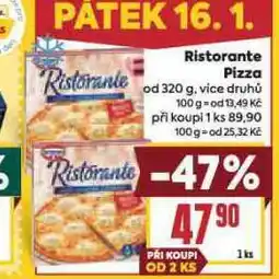 Billa Pizza ristorante nabídka