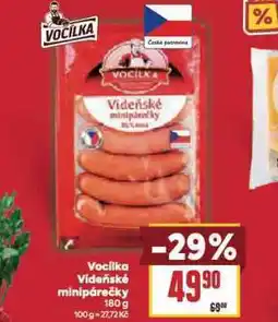 Billa Vídeňské minipárečky nabídka