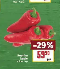 Billa Paprika kapie nabídka