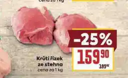 Billa Krůtí řízek ze stehna nabídka