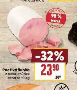 Billa Poctivá šunka nabídka