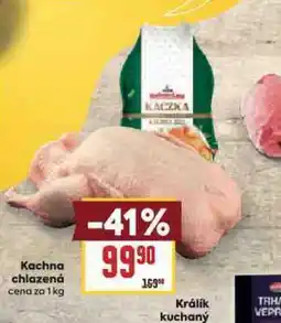 Billa Kachna chlazená nabídka