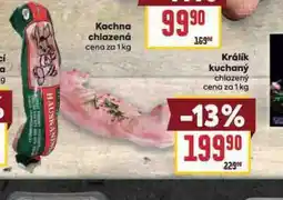 Billa Králík kuchaný nabídka