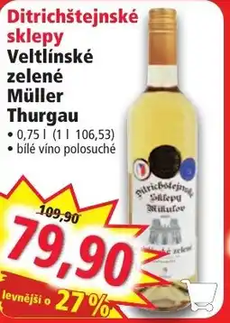 Norma Ditrichštejnské sklepy nabídka