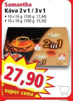 Norma Samantha kava 2 v 1/3 v 1 nabídka