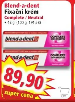 Norma Blend-a-dent Fixační krém nabídka