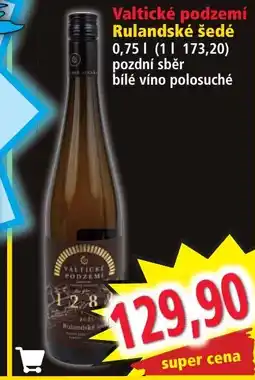 Norma Valtické podzemí Rulandské šedé nabídka