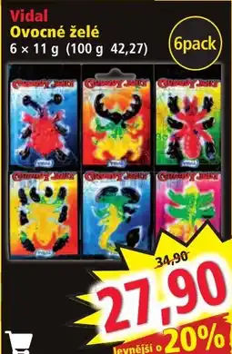 Norma Vidal Ovocné želé nabídka