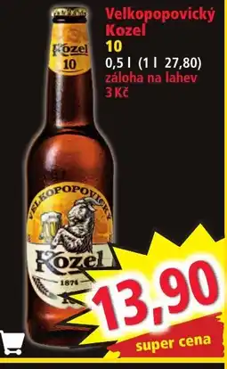 Norma Velkopopovický Kozel 10 nabídka