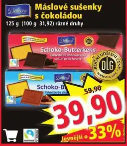 Norma Máslové sušenky s čokoládou nabídka