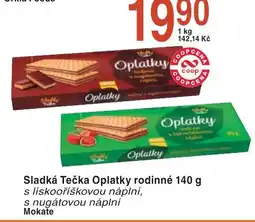 Coop hb Sladká Tečka Oplatky rodinné nabídka
