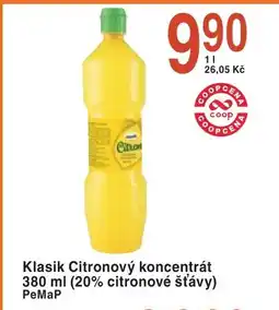 Coop hb Klasik Citronový koncentrát ( 20% citronové šťávy) nabídka
