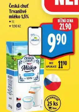 Albert Trvanlivé mléko nabídka