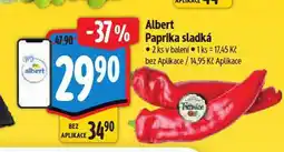 Albert Paprika sladká nabídka