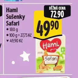 Albert Hami sušenky safari nabídka