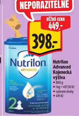 Albert Nutrilon kojenecká výživa nabídka