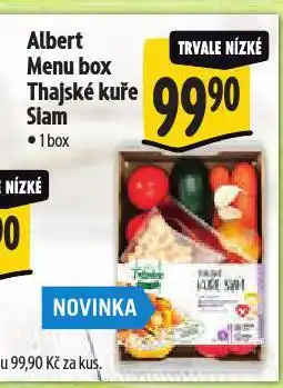 Albert Menu box thajské kuře siam nabídka