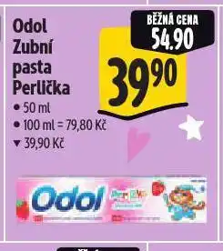 Albert Odol zubní pasta perlička nabídka